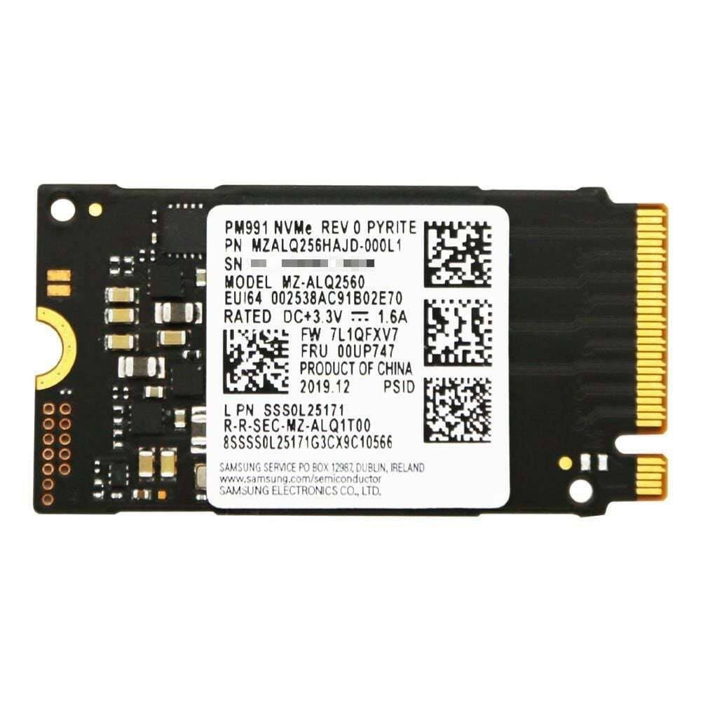 Samsung PM991 256GB 2242 NVMe M.2 SSD (Kutusuz)